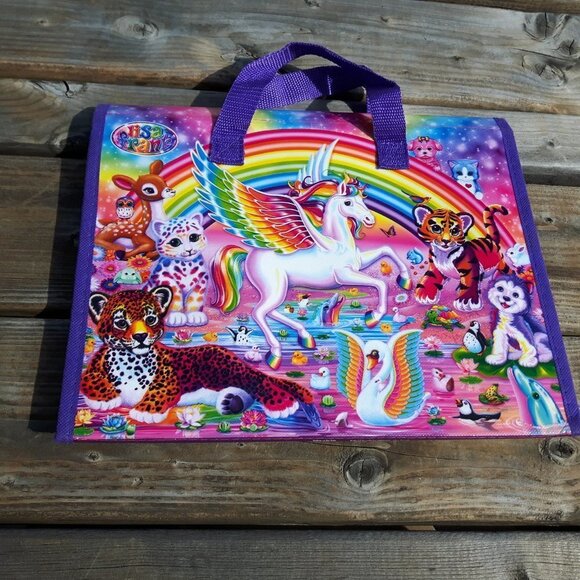 2016 Lisa Frank Unicorn Portfolio Folder CUTE - Picture 2 of 9